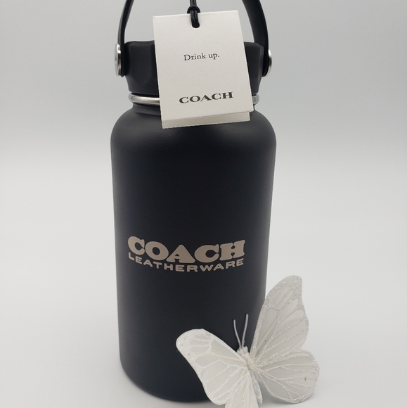 Coach Other - Coach Black stainless steel insulated Top Handle water bottle